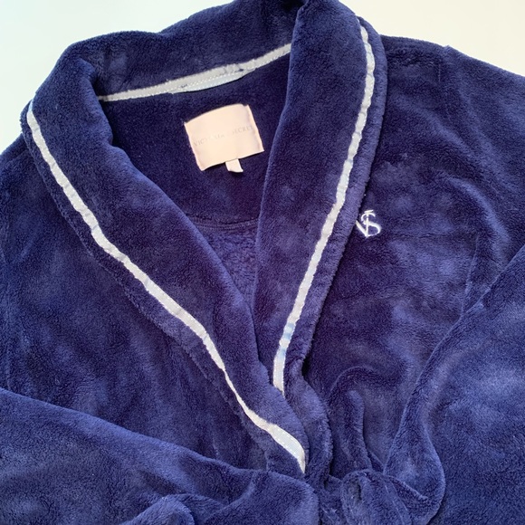 Victoria's Secret Other - Victoria’s Secret Blue Plush Long Robe